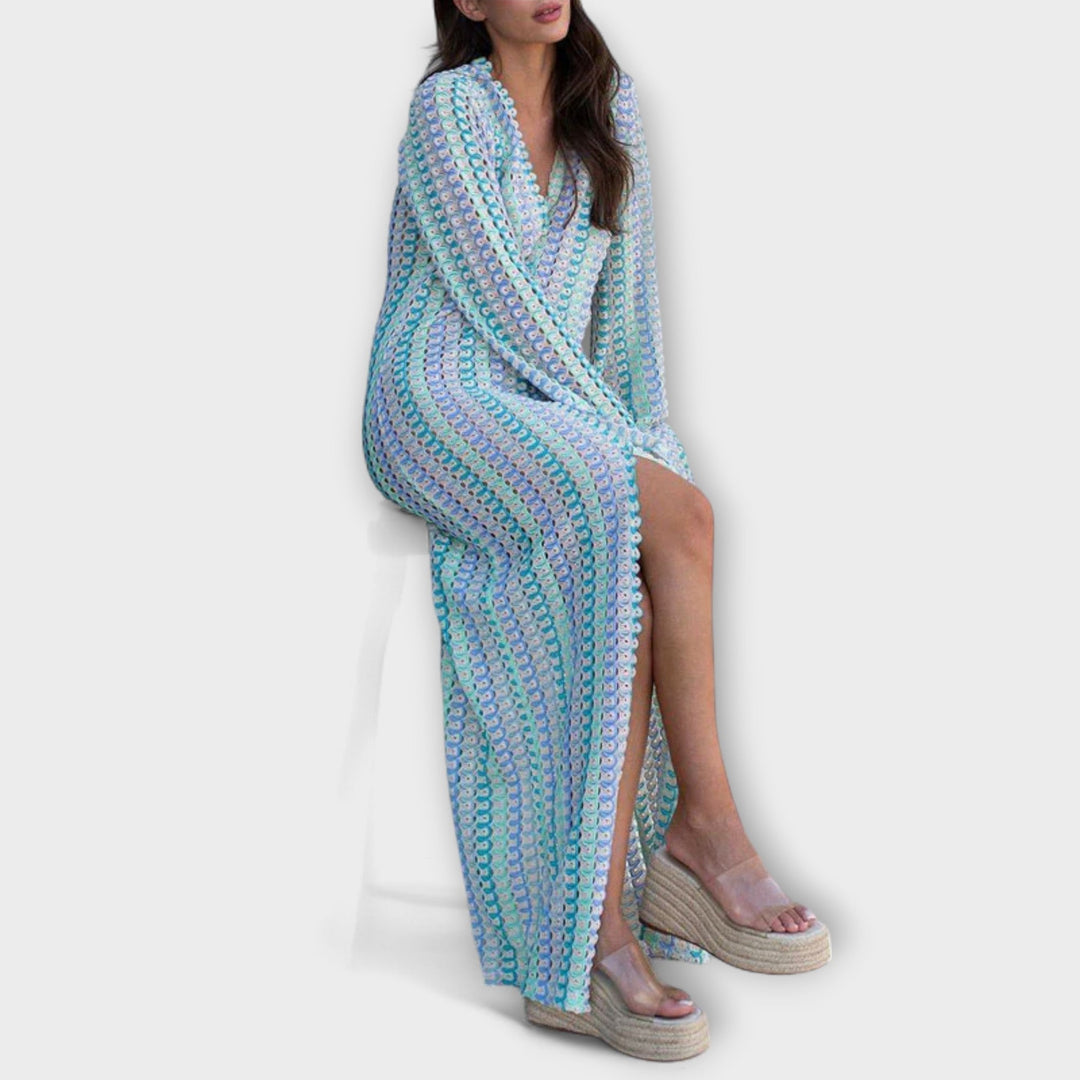 Lynette | Summer V-Neck Maxi Dress