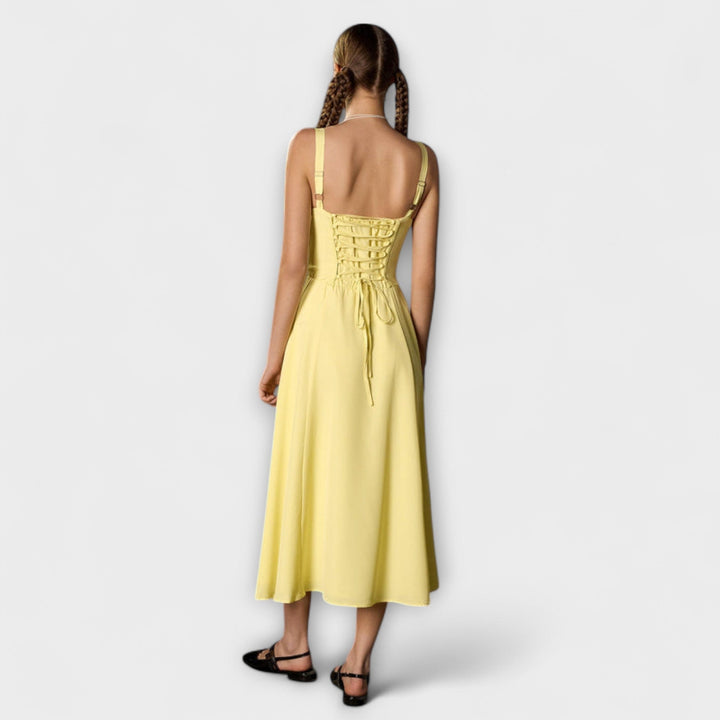 Gail | Bow Detail Split Dress