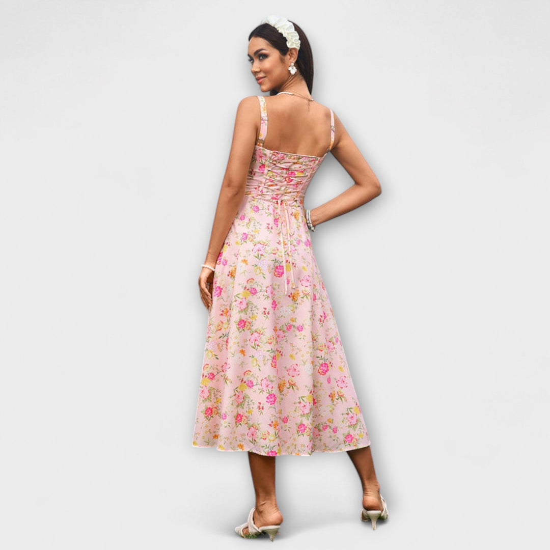 Gail | Bow Detail Split Dress