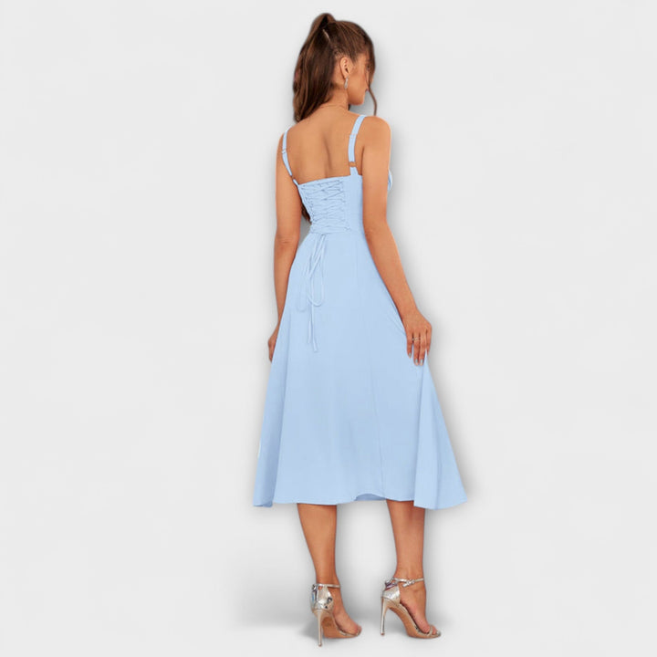 Gail | Bow Detail Split Dress