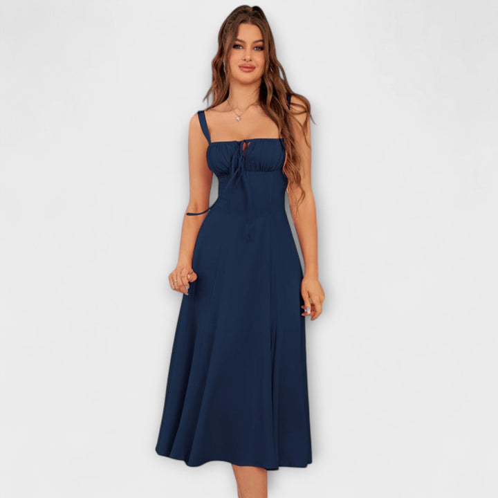 Gail | Bow Detail Split Dress