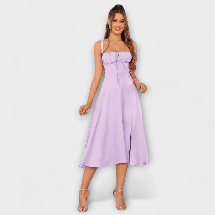 Gail | Bow Detail Split Dress