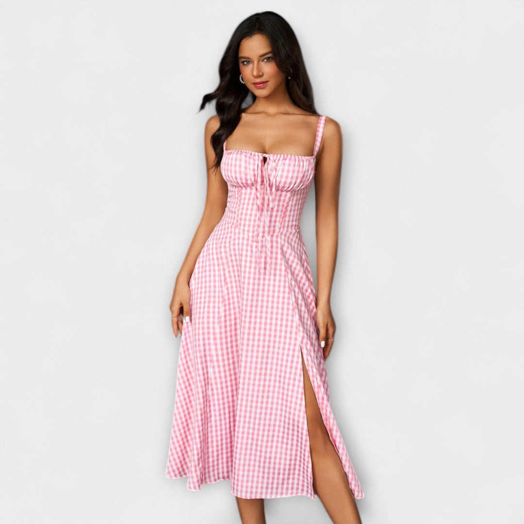 Gail | Bow Detail Split Dress
