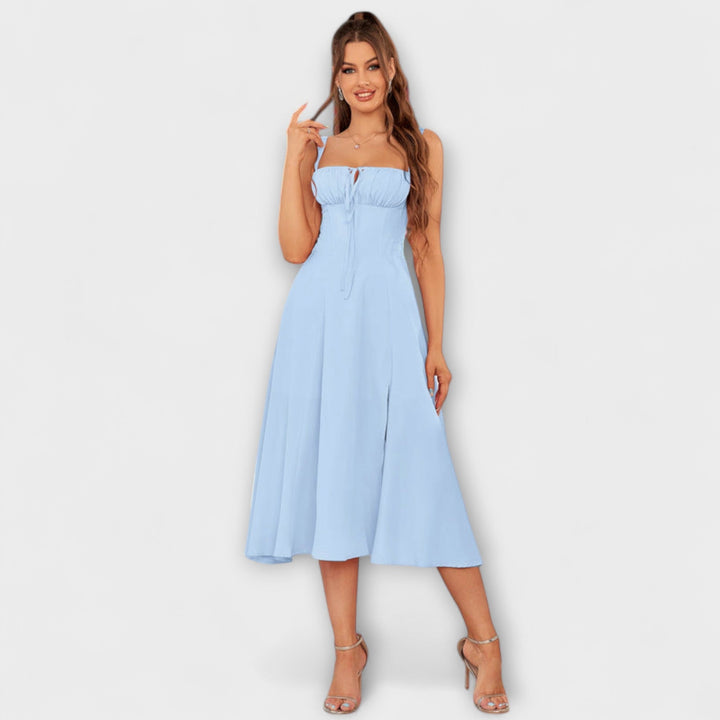 Gail | Bow Detail Split Dress