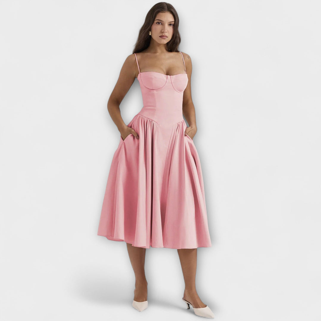 Phoebe | Sleeveless Corset Dress