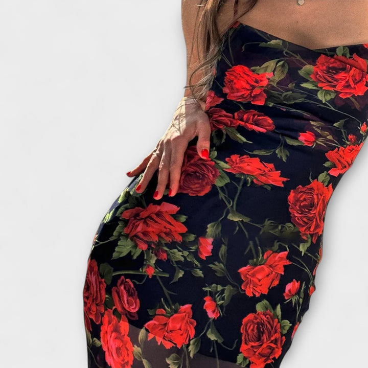 Amy | Floral Short Dress