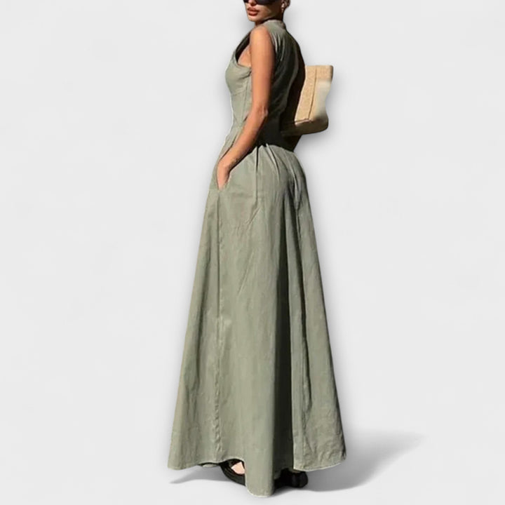 Felicity | Sleeveless Pleated Dress
