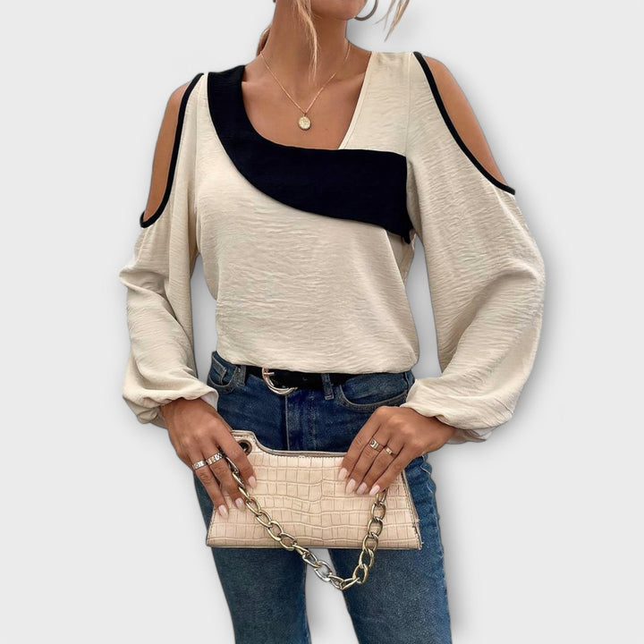 Ruby | Blouse With Square Neckline