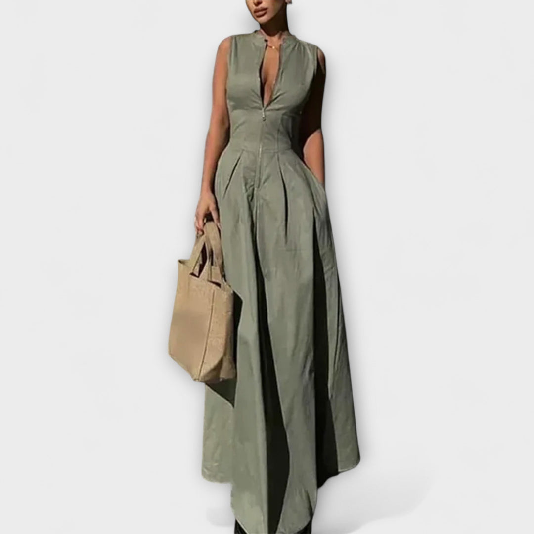Felicity | Sleeveless Pleated Dress