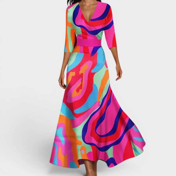 Joanna | Floral Long Dress