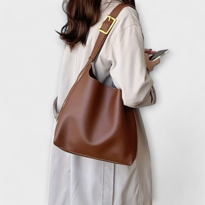 Isaure │ Elegant Leather Shoulder Bag