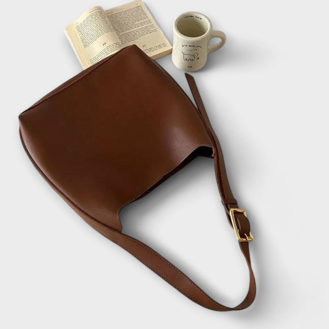 Isaure │ Elegant Leather Shoulder Bag