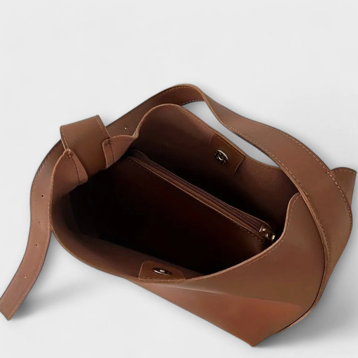 Isaure │ Elegant Leather Shoulder Bag