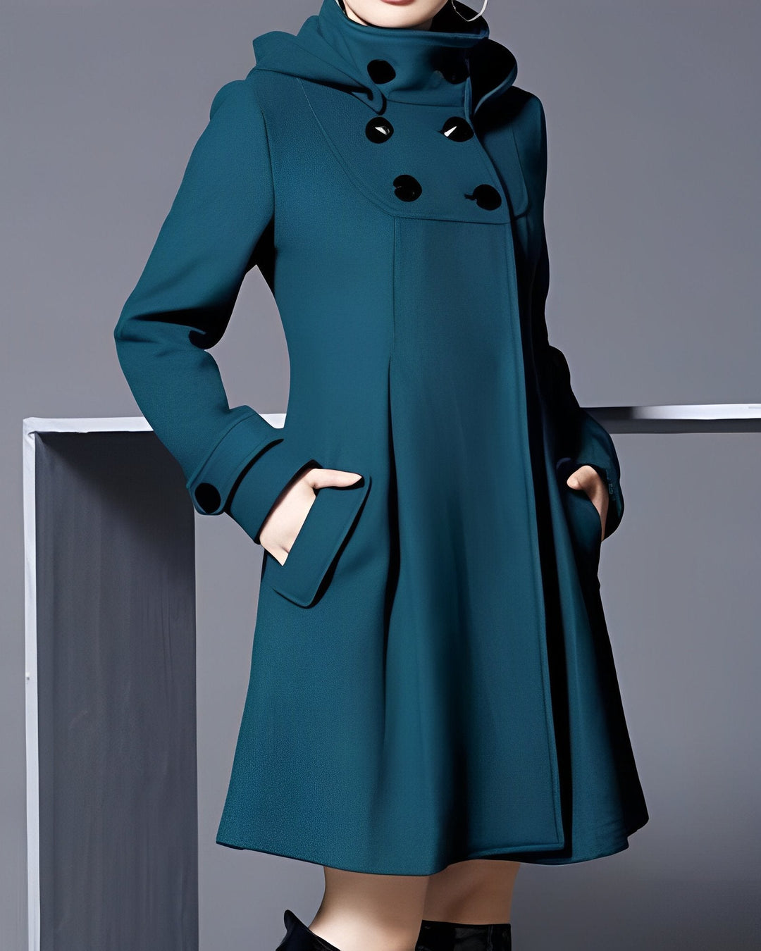 Anja - Elegant Coat with Pockets
