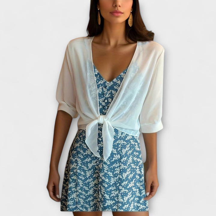 Harriet | Open Neckline Blouse