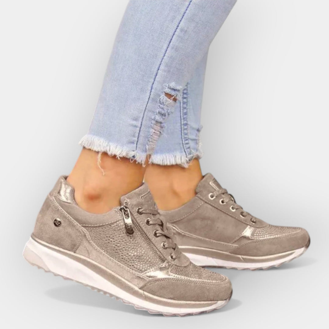 Ada | Comfortable Zip Shoes