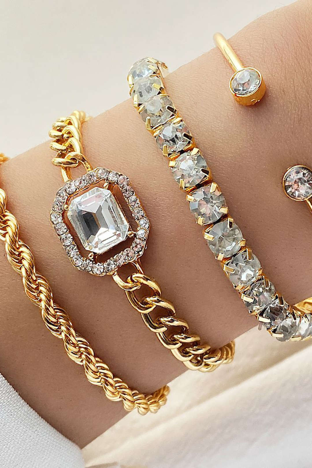Set of Spike Bracelets