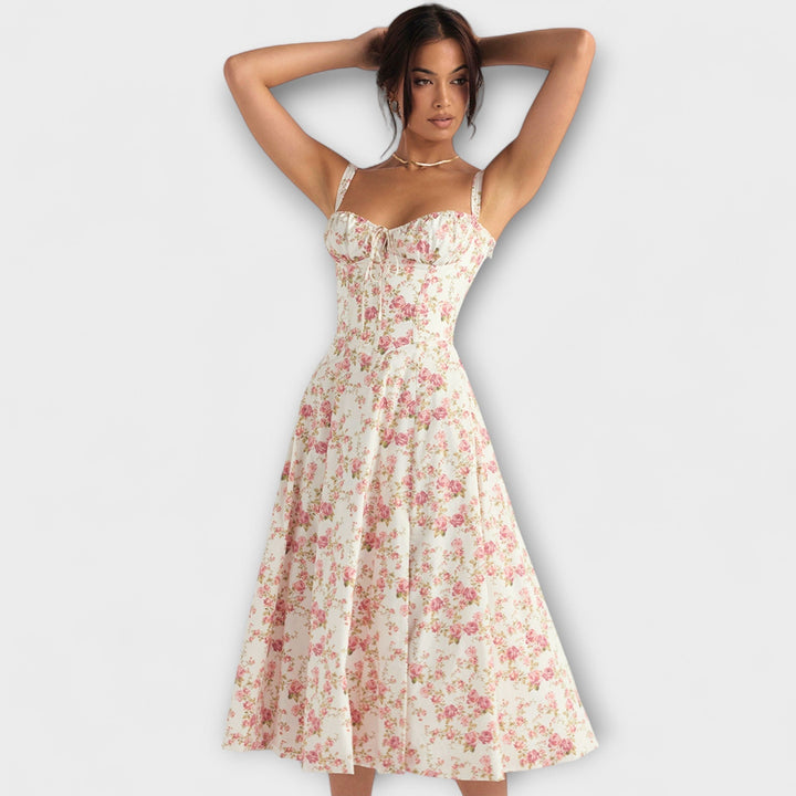Georgina | Fitted Floral Dress