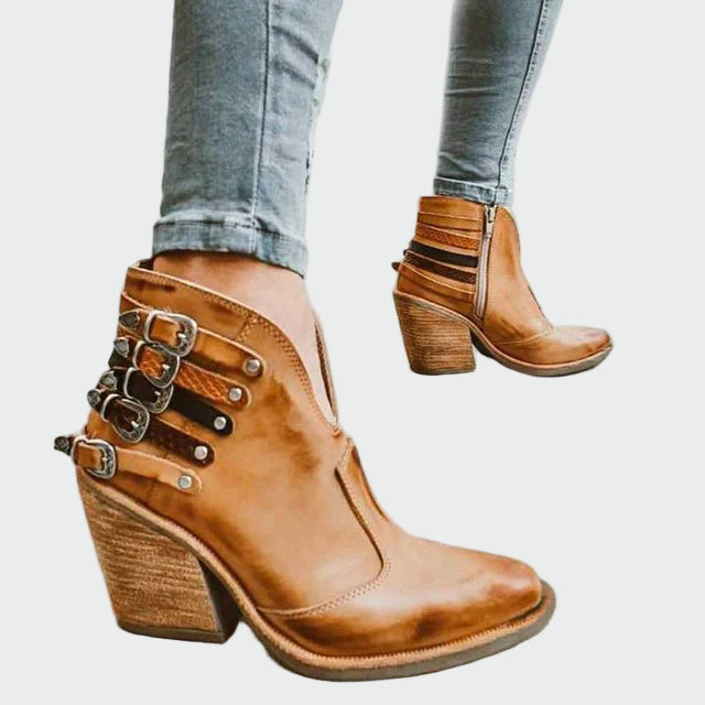 Katherine | Retro Leather Shoes