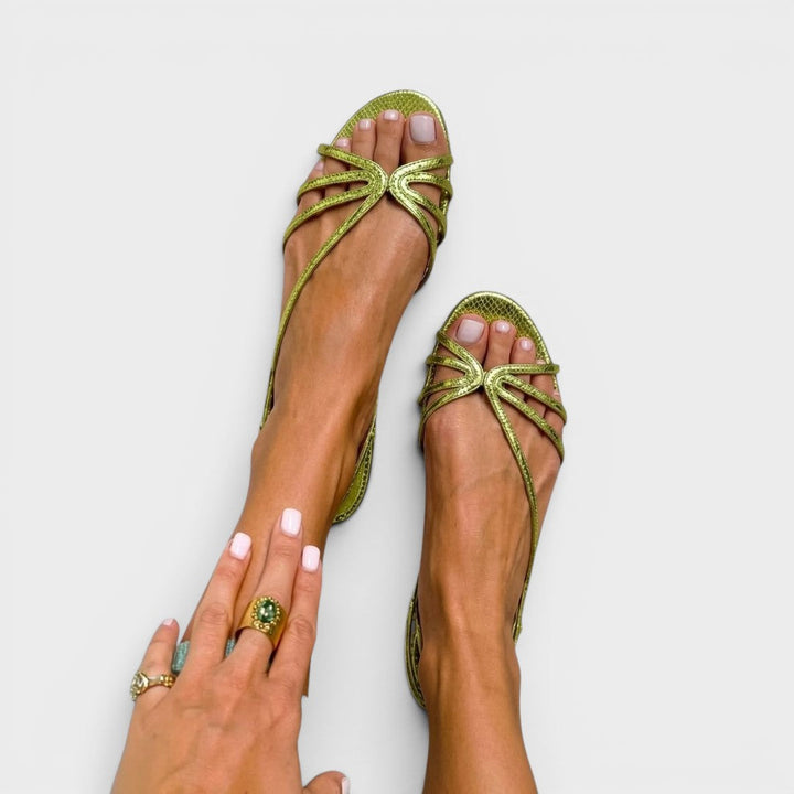 Seraphine | Golden Summer Sandals