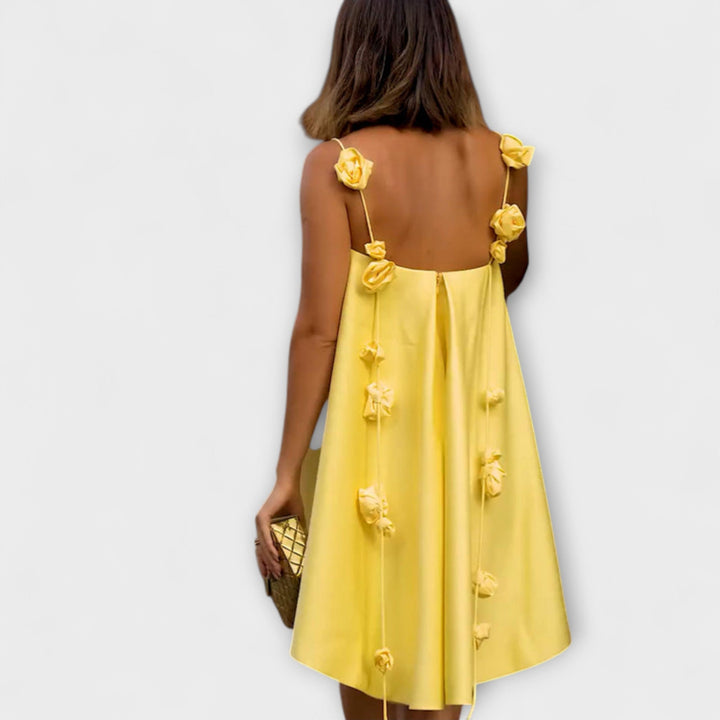Ella | Sleeveless Floral Mini Dress