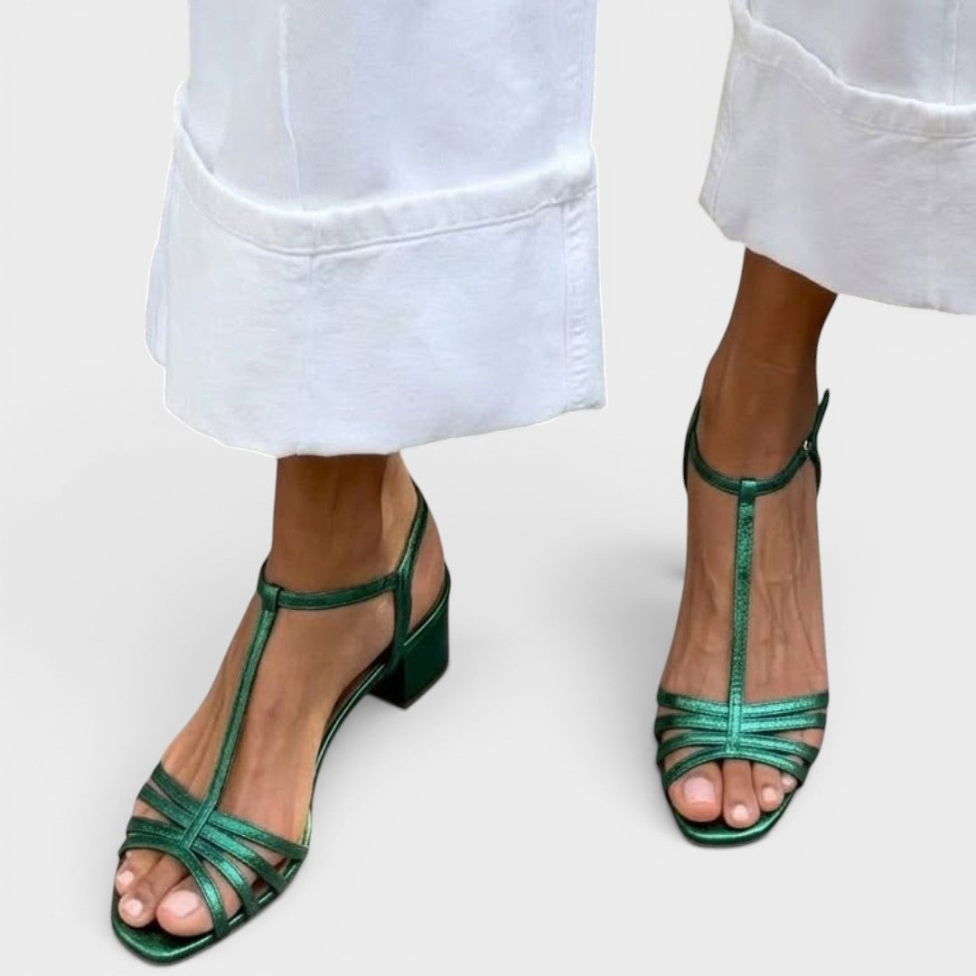 Serena | Square Heel Sandals