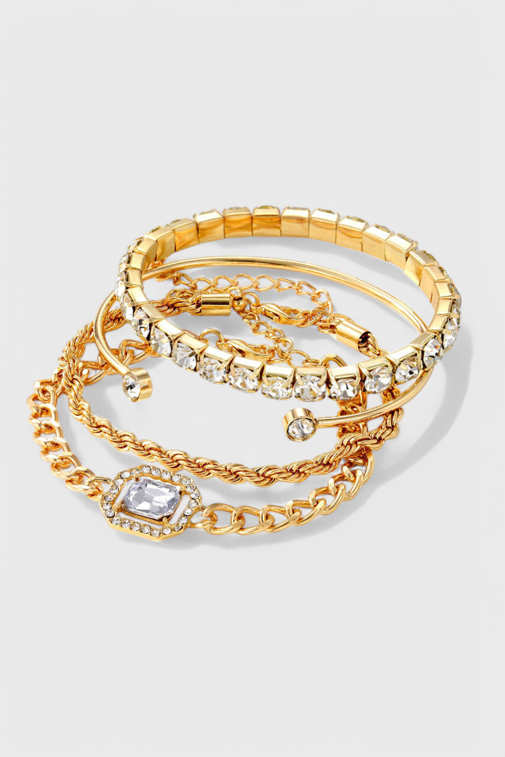 Set of Spike Bracelets