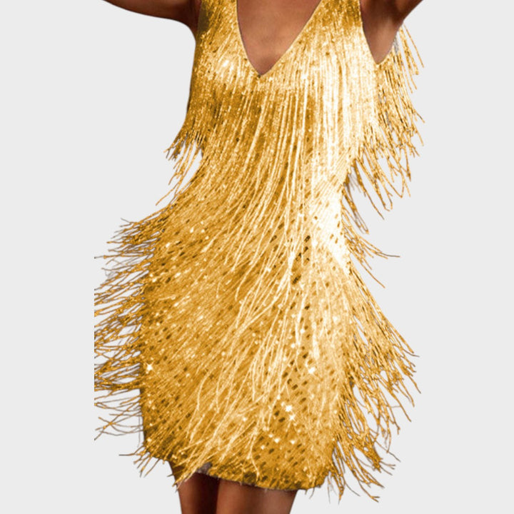 Helen | Fringe Mini Dress
