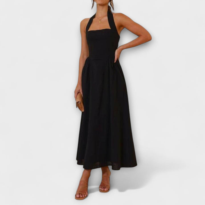 Holly | Halter Waist Detail Dress