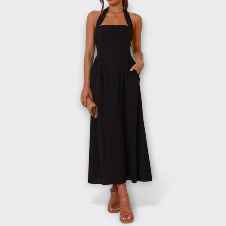 Holly | Halter Waist Detail Dress