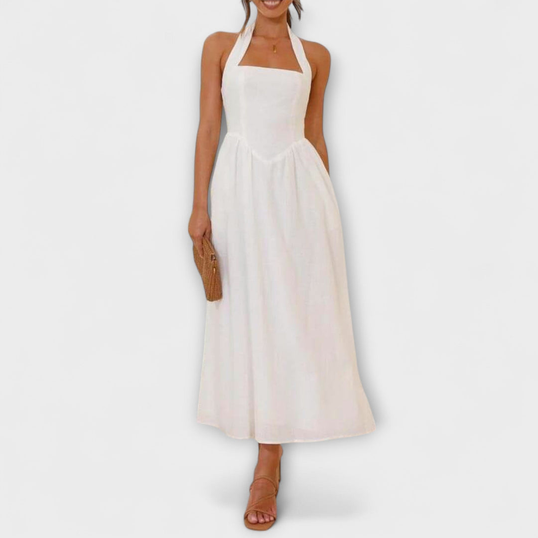 Holly | Halter Waist Detail Dress