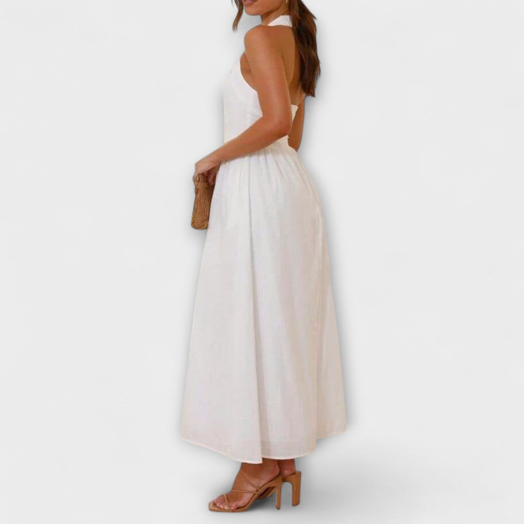 Holly | Halter Waist Detail Dress