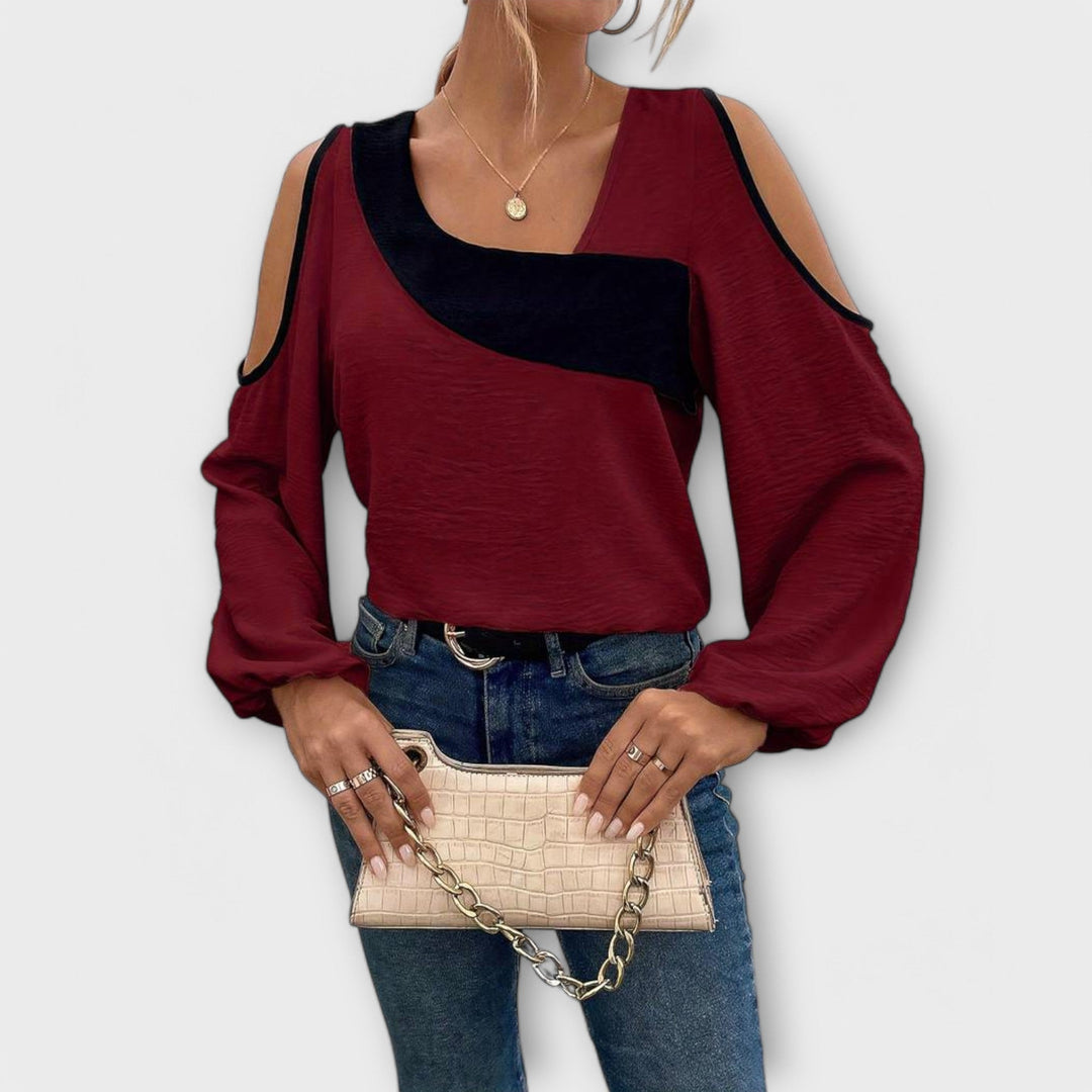 Ruby | Blouse With Square Neckline