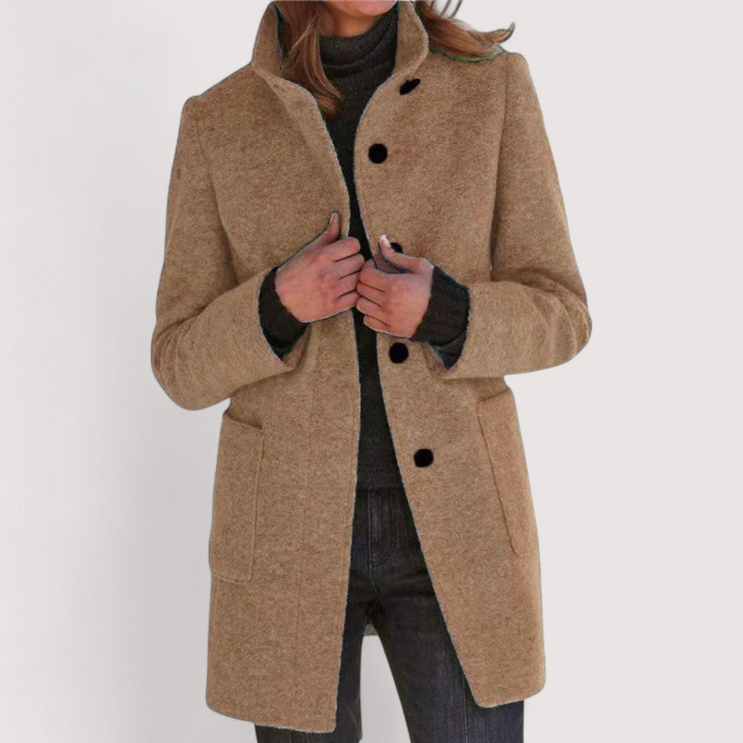 Amina™ | Classic Wool Blend Coat