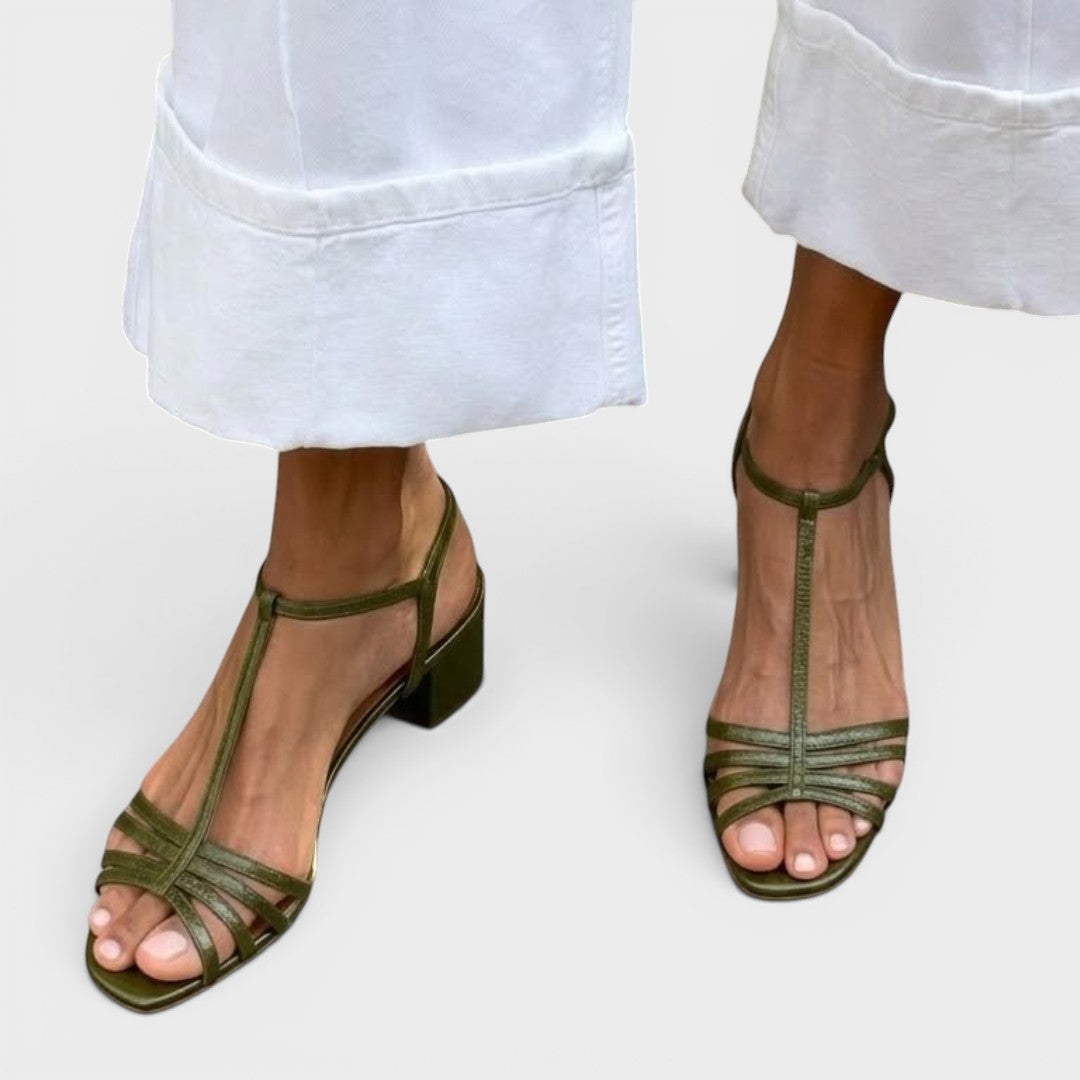 Serena | Square Heel Sandals