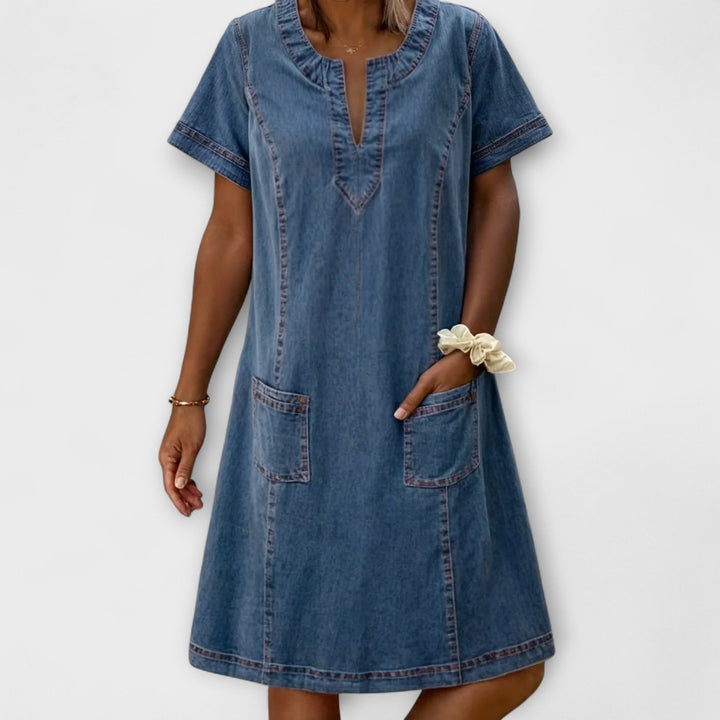 Georgia | Soft Denim Dress