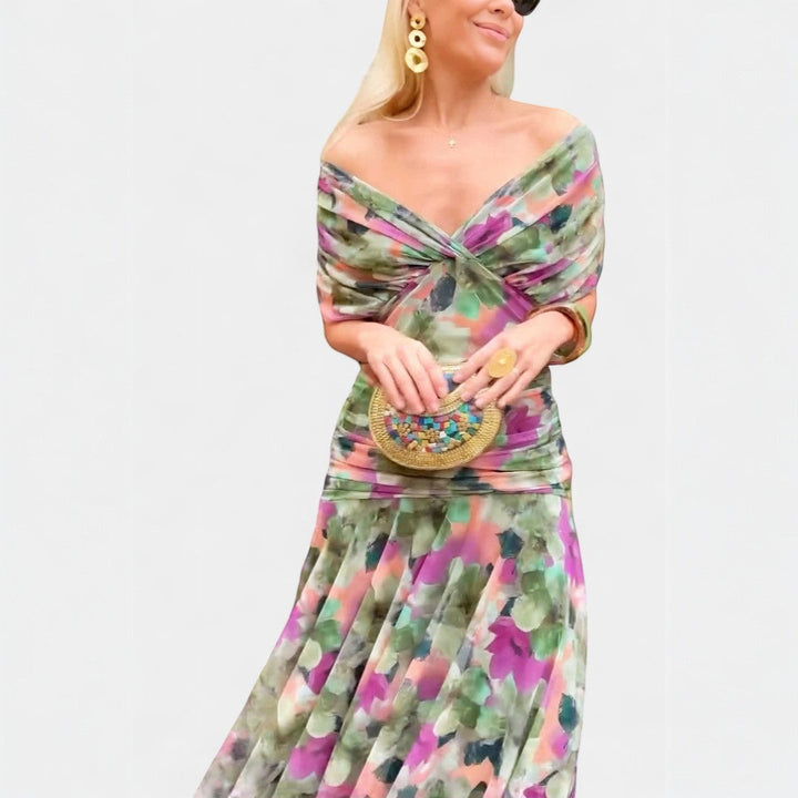 Miranda | Floral Long Dress