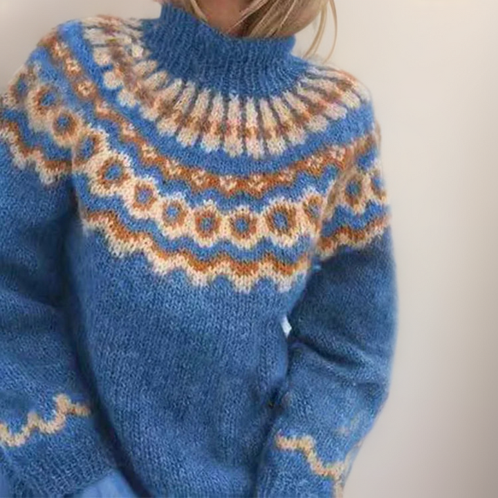 OLIVIA | Comfortable High Neck Jumper