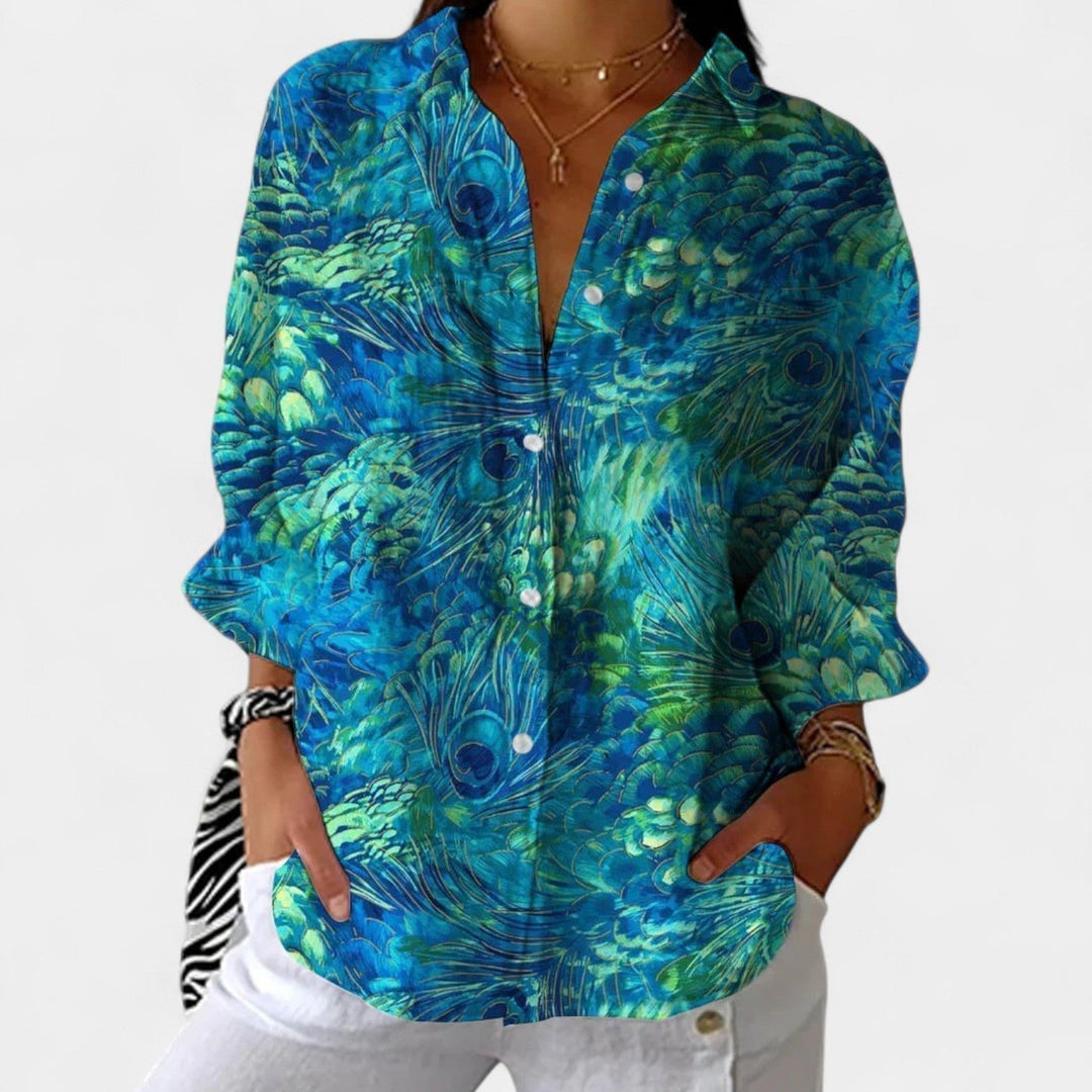 Freya | Colourful Summer Blouse
