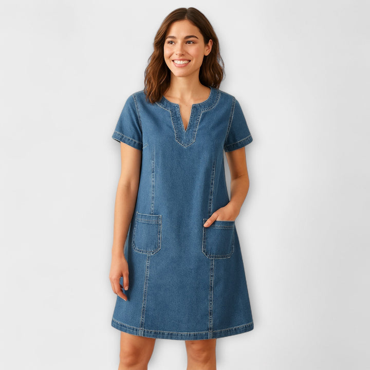 Georgia | Soft Denim Dress