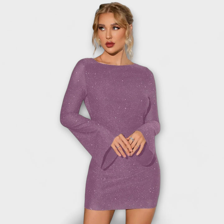 Isla | Backless Sequin Dress