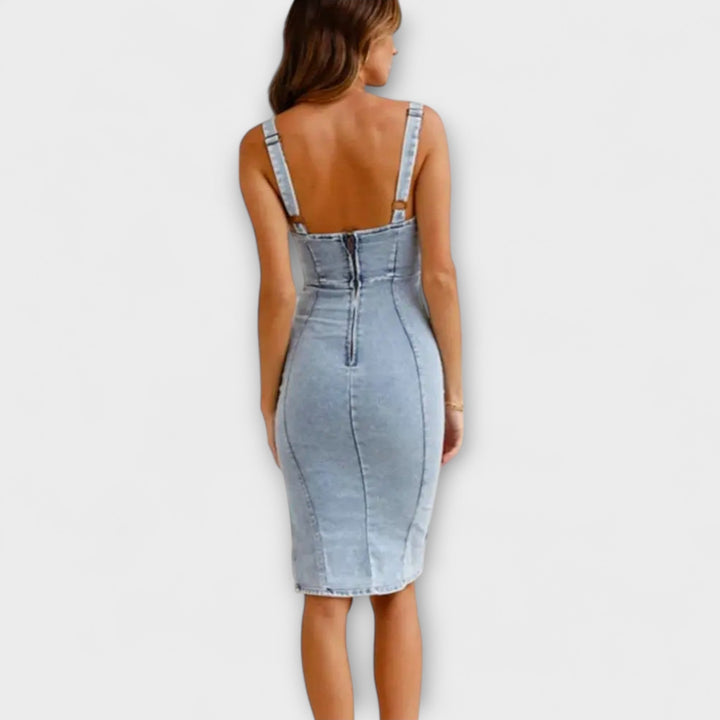 Eliza | Adjustable Strap A-Line Dress