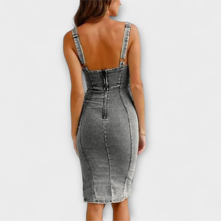 Eliza | Adjustable Strap A-Line Dress