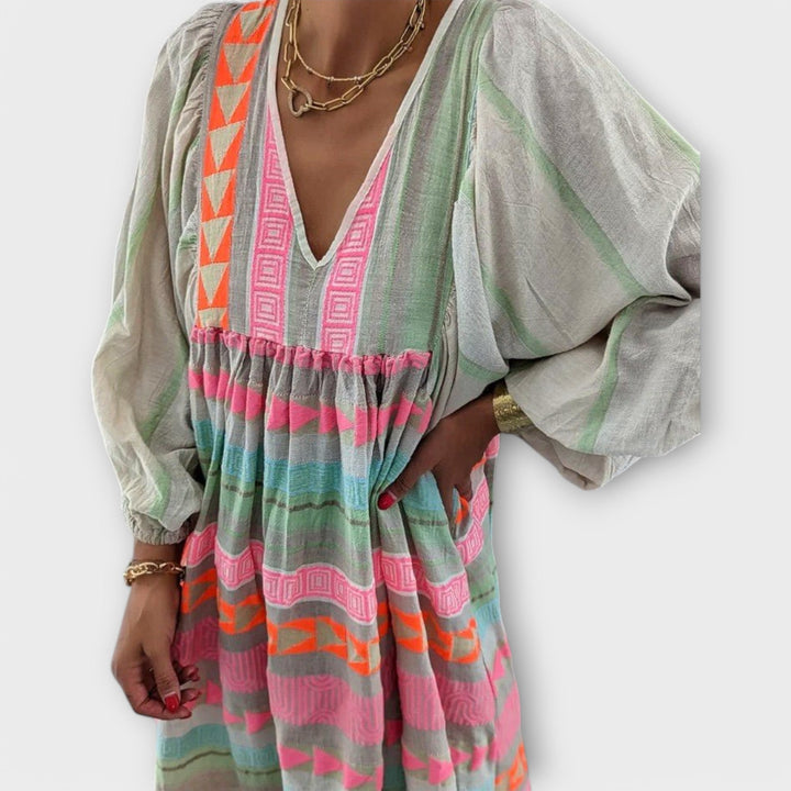 Adelaide | Vibrant Oversized Dress