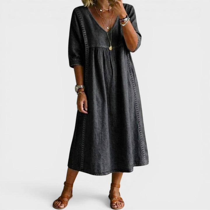 Millie | Elegant Denim Dress