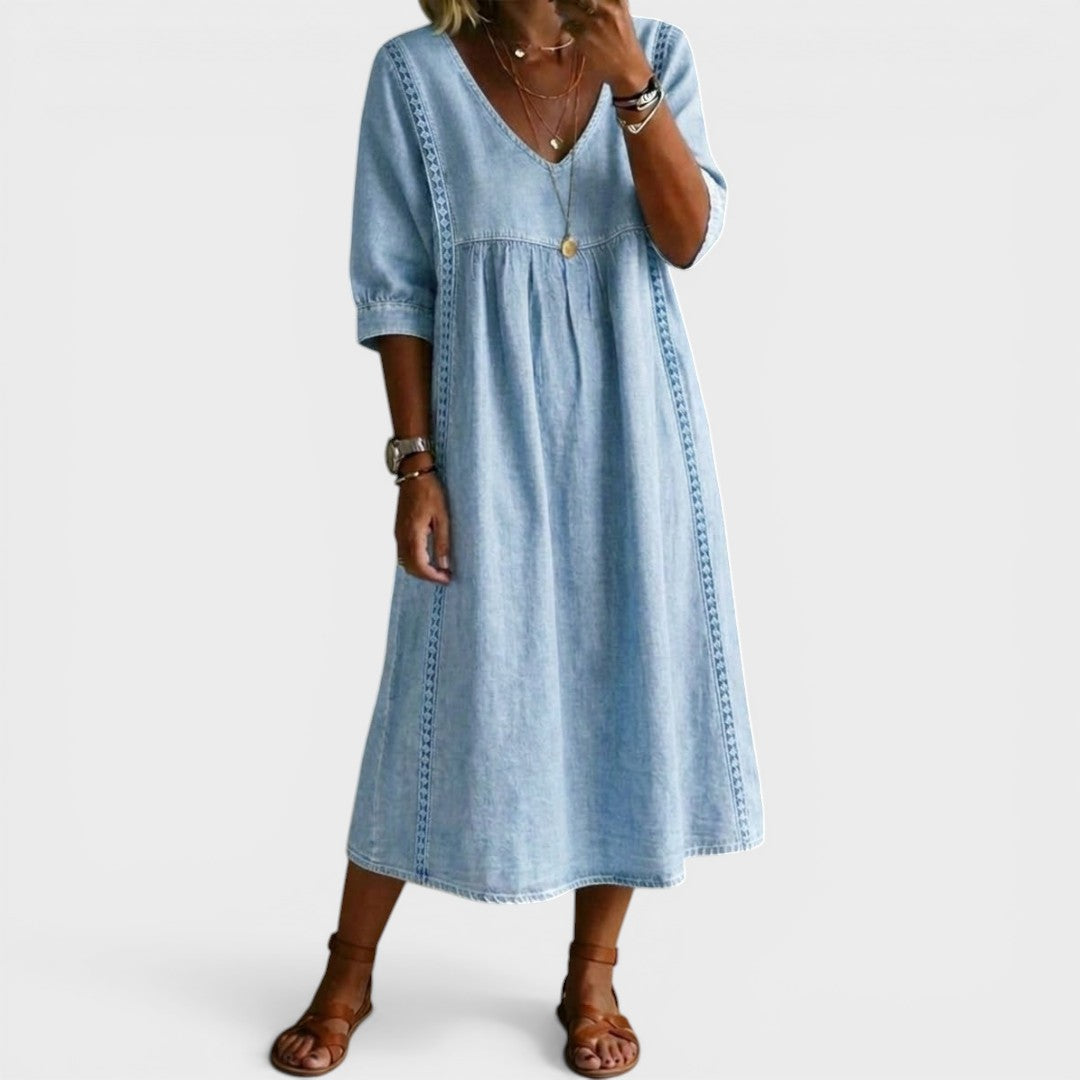 Charlotte | Elegant Denim Dress
