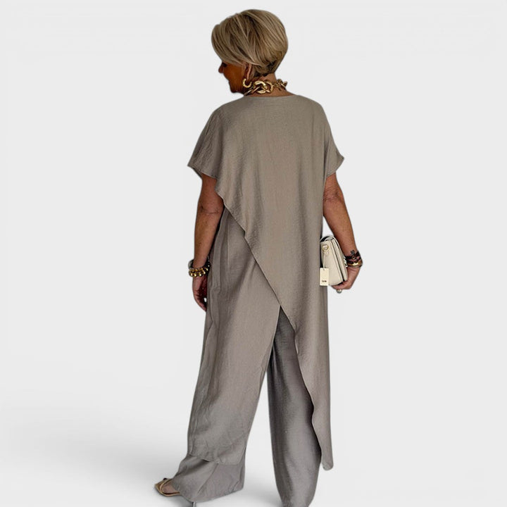 Marilyn | Asymmetric Flowing Dress