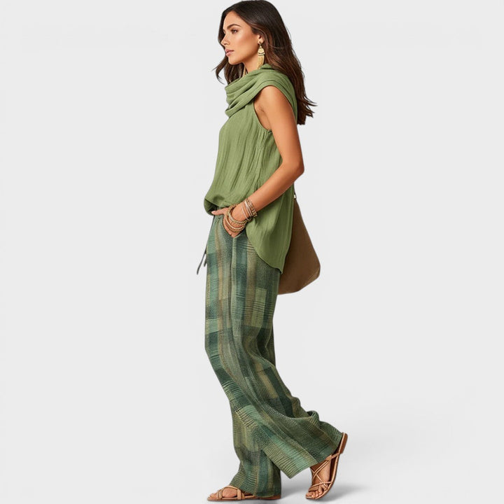 Delphine | Elegant Linen Set