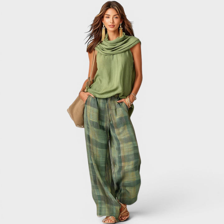 Delphine | Elegant Linen Set