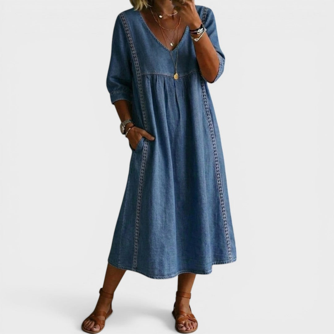 Charlotte | Elegant Denim Dress